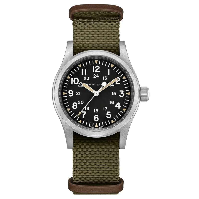 Mechanical Watch - Hamilton Khaki Field Mechanical Men's Green Watch H69439931