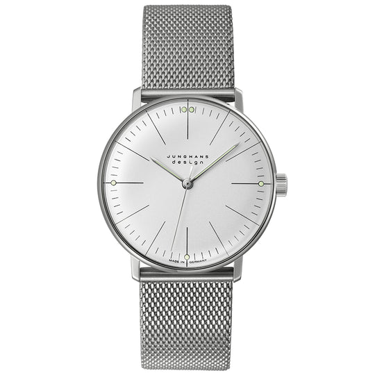 Junghans Max Bill Hand-winding Ladies Silver Watch 27/3004.46
