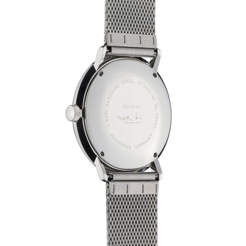 Mechanical Watch - Junghans Max Bill Hand-winding Ladies Silver Watch 27/3004.46