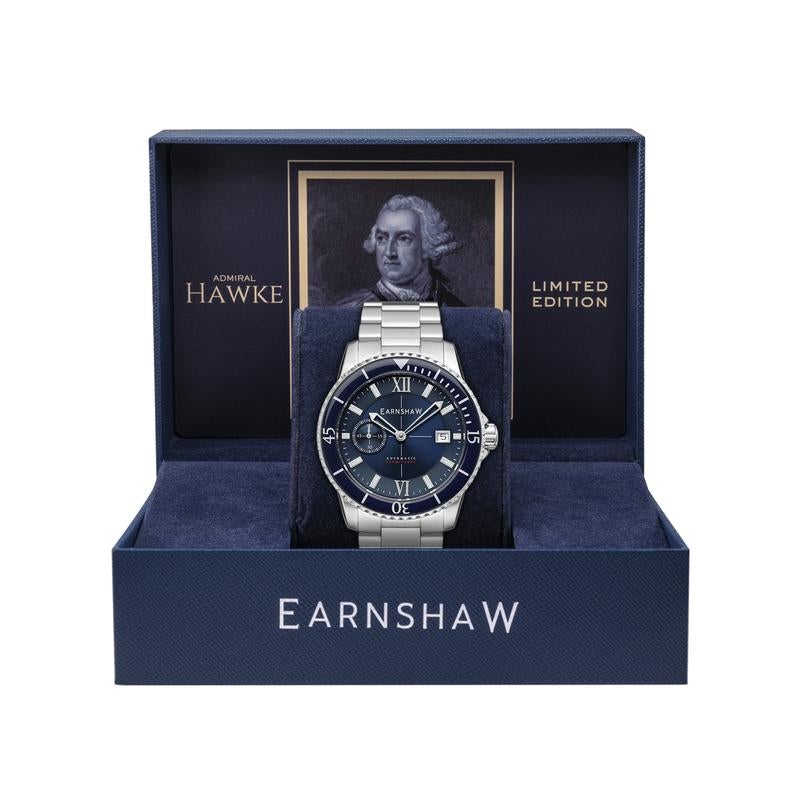 Mechanical Watch - Thomas Earnshaw Men's Atlantic Blue Hawke Watch ES-8133-22