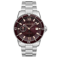 Mechanical Watch - Thomas Earnshaw Men's Rosewood Red Hawke Watch ES-8133-33