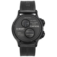 Mechanical Watch - U-Boat 8770/A New Capsoil Doppiotempo 445mm DLC Men's Black Watch