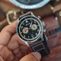 Pilot Watch - AVI-8 Carey Dual Time Manston Watch AV-4088-01
