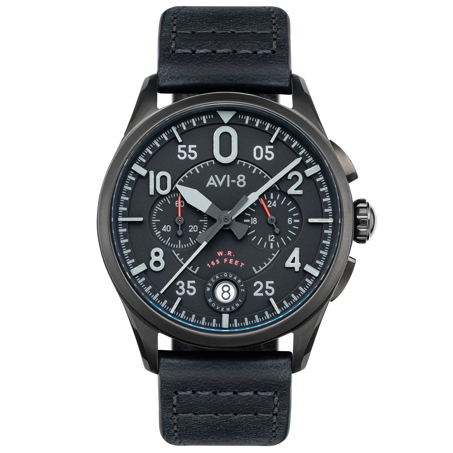 AVI-8 Spitfire Lock Chronograph with Black Dial – Shop at WatchPilot