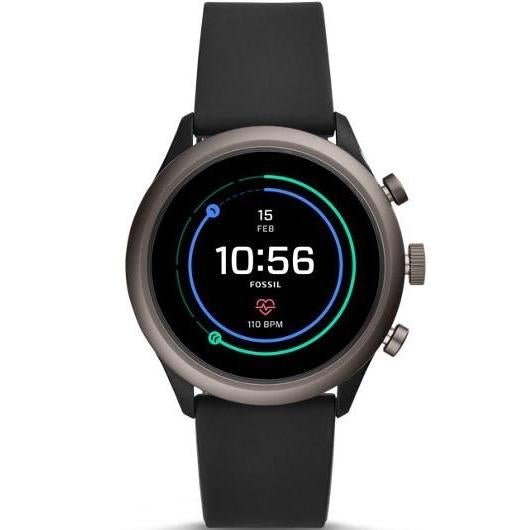 Fossil FTW4019 Black Sport Smokey Smartwatch