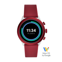 Fossil smartwatch top red