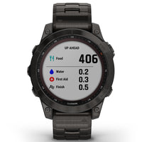 Smart Watch - Garmin Fenix® 7 Sapphire Solar Edition Carbon Grey DLC Titanium Smartwatch 010-02540-39