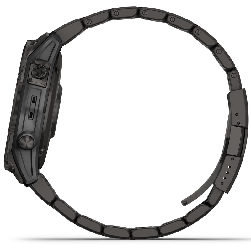 Smart Watch - Garmin Fenix® 7 Sapphire Solar Edition Carbon Grey DLC Titanium Smartwatch 010-02540-39