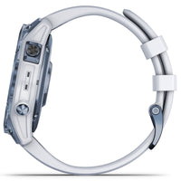 Smart Watch - Garmin Fenix® 7 Sapphire Solar Edition Mineral Blue DLC Titanium With Whitestone Smartwatch 010-02540-25