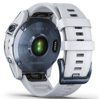 Smart Watch - Garmin Fenix® 7 Sapphire Solar Edition Mineral Blue DLC Titanium With Whitestone Smartwatch 010-02540-25
