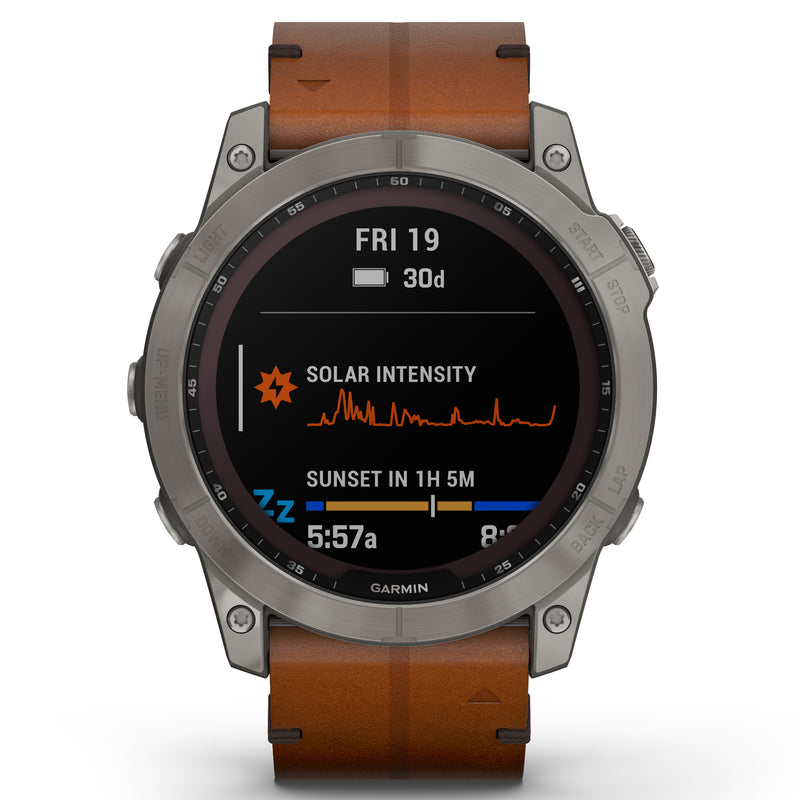 Garmin Fenix 7X Sapph Sol Titanium Watch 010-02541-19 from WatchPilot™