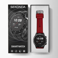 Smart Watch - Sekonda 1910 Men's Red Smart Watch