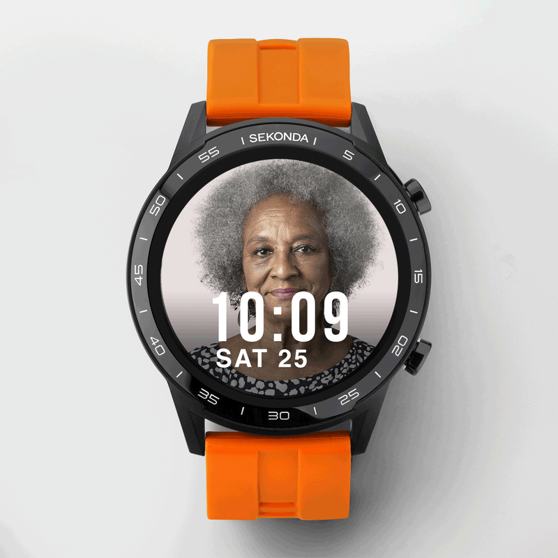 Smart Watch - Sekonda 1911 Men's Orange Smart Watch