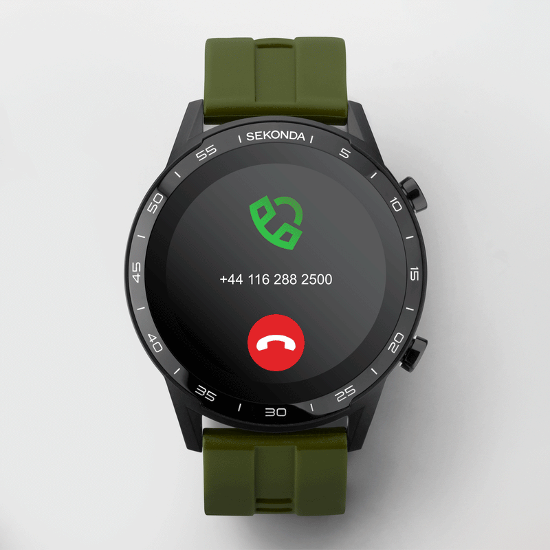 Smart Watch - Sekonda 1993 Men's Green Smart Watch