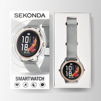 Smart Watch - Sekonda 40387 Ladies Silver Smart Watch