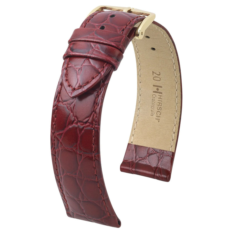 Straps - Hirsch Crocograin M Strap 12302860-1-18