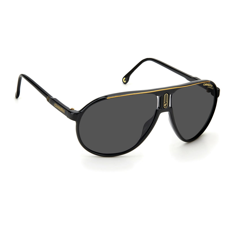 Sunglasses - Carrera CHAMPION65/N 807 62IR Unisex Black Sunglasses