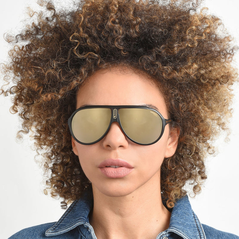 Sunglasses - Carrera ENDURANCE65/N 003 63JO Unisex Black Gold Sunglasses