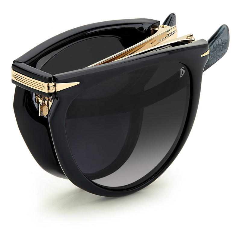 Sunglasses - David Beckham DB 1039/S/FD 2M2 549O Unisex Black Gold