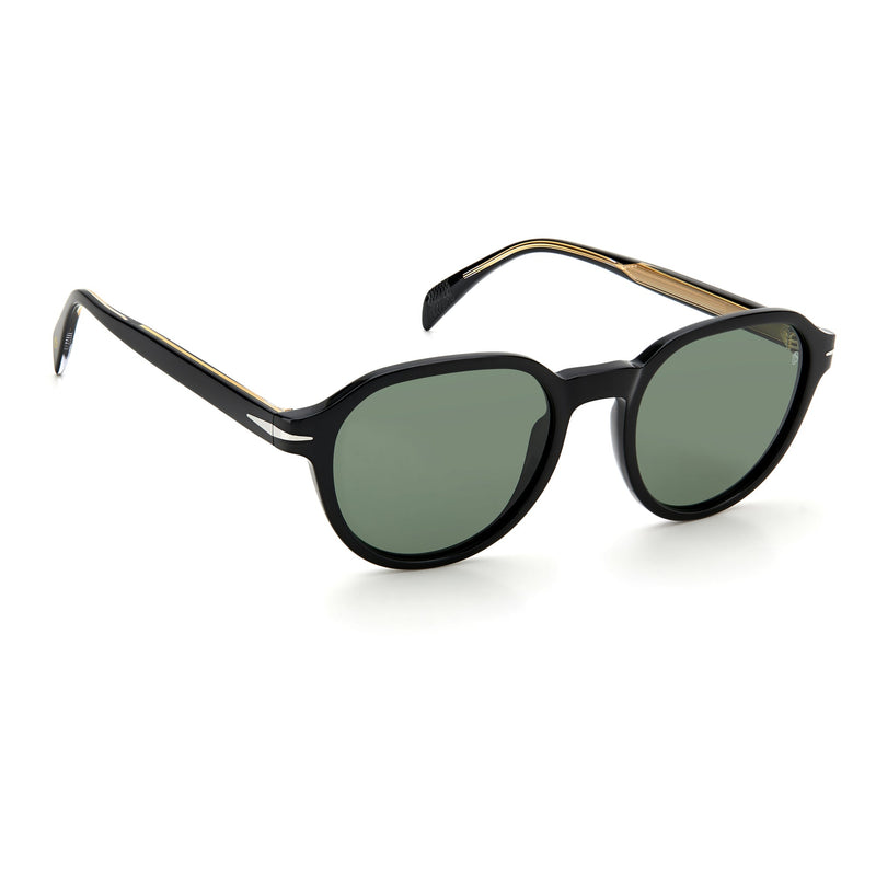 Sunglasses - David Beckham DB 1044/S BSC 51O7 Men's Black Silver