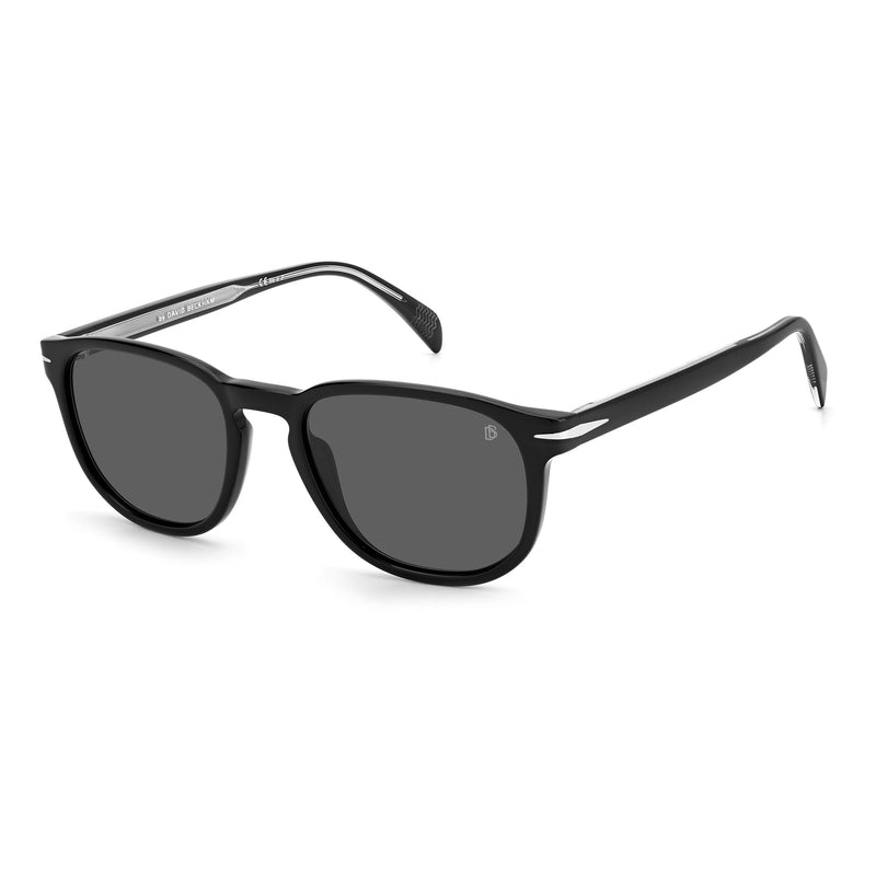 Sunglasses - David Beckham DB 1070/S BSC 53M9 Unisex Black Silver