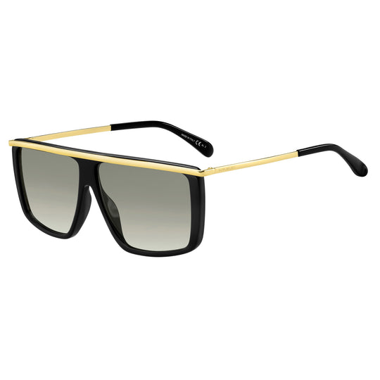 Givenchy GV 7146/G/S 2M2 629O(GV8) Women's Black Gold Sunglasses