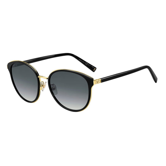 Givenchy GV 7161/G/S 2M2 579O (GV9)Women's Black Gold Sunglasses