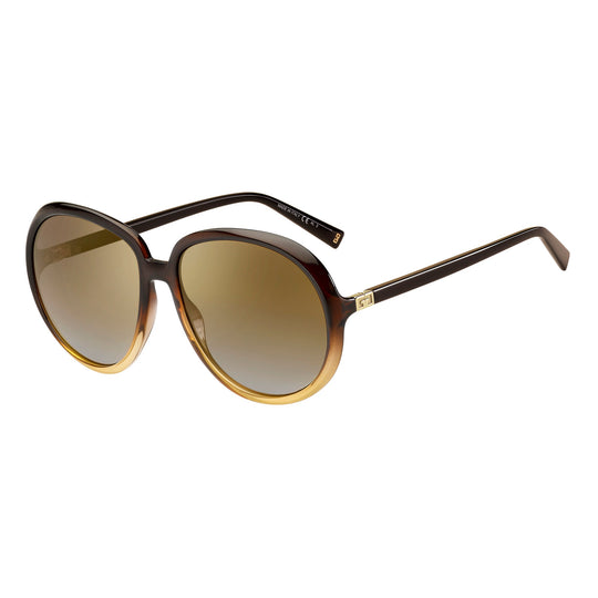 Givenchy GV 7180/S GLN 61JL(GV13) Women's Brown Yellow Sunglasses