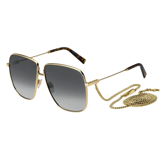 Givenchy GV 7183/S J5G 639O(GV18) Women's Gold Sunglasses