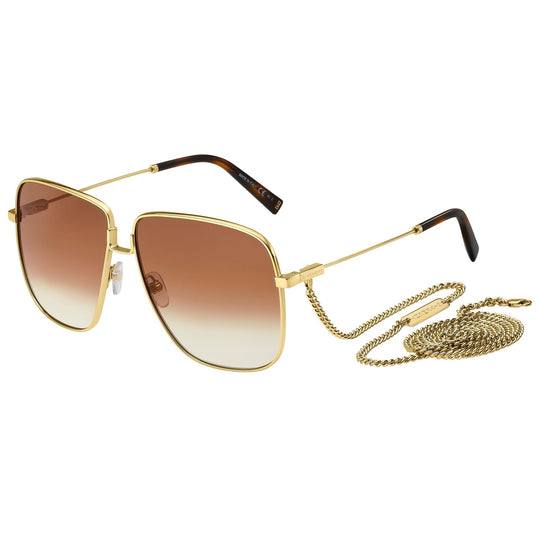 Givenchy GV 7183/S J5G 63HA(GV17) Women's Gold Sunglasses