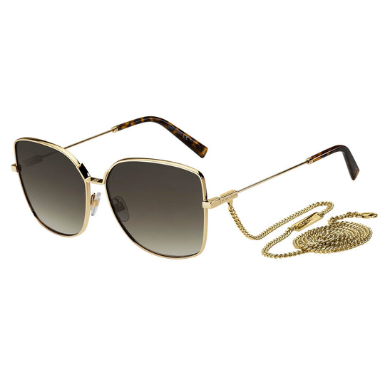Givenchy GV 7184/G/S J5G 61HA(GV20) Women's Gold Sunglasses