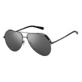 Givenchy GV 7185/G/S V81 63T4(GV22) Ladies' Black Sunglasses