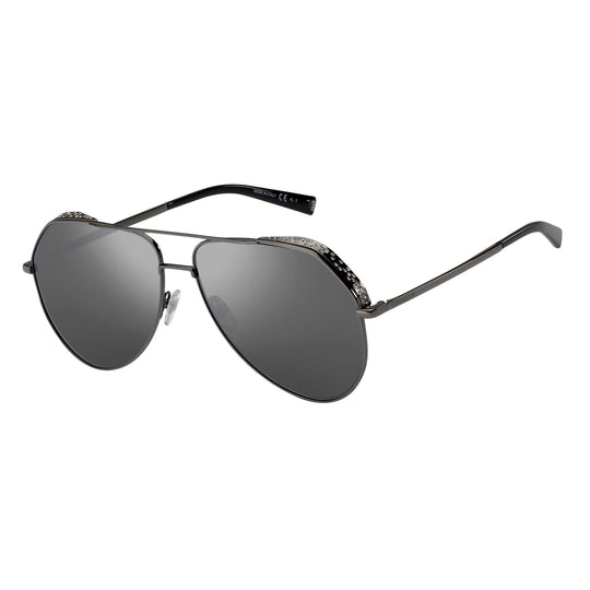 Givenchy GV 7185/G/S V81 63T4(GV22) Men's Black Sunglasses