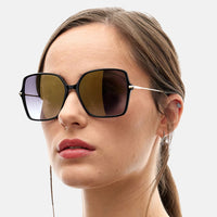 Sunglasses - Hugo Boss 1271/S 807 58FQ Women's Black Sunglasses