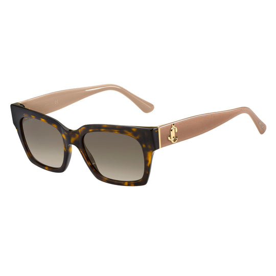 Jimmy Choo JO/S ONS 52HA(JC8) Women's Havana Nude Sunglasses