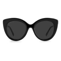 Sunglasses - Jimmy Choo LEONE/S 1EI 52IR Women's Black Sunglasses