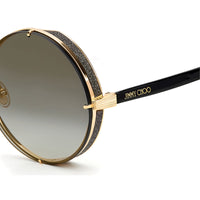Sunglasses - Jimmy Choo LILO/S RHL 58FQ Women's Gold Black