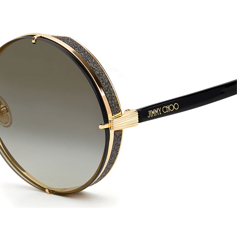 Sunglasses - Jimmy Choo LILO/S RHL 58FQ Women's Gold Black