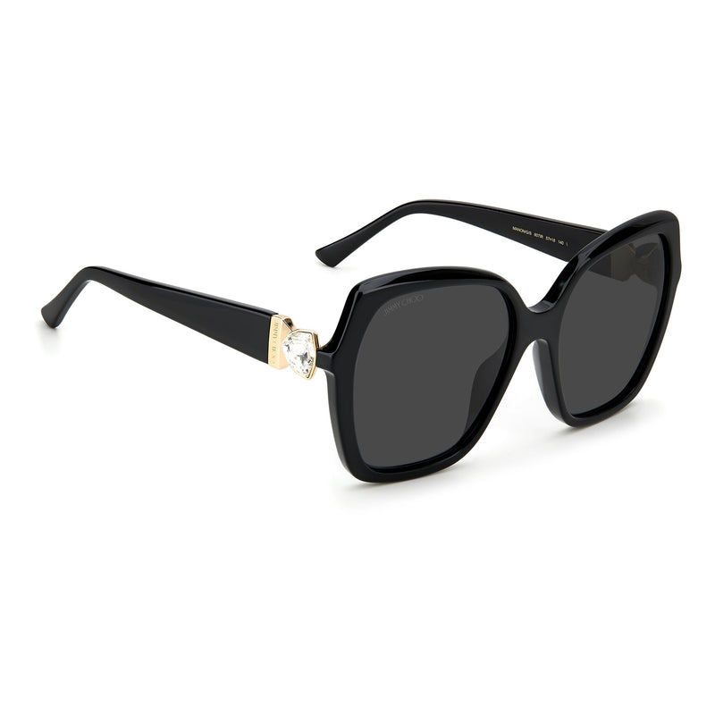 Sunglasses - Jimmy Choo MANON/G/S 807 57IR Unisex Black