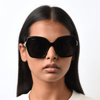Sunglasses - Jimmy Choo MANON/G/S 807 57IR Unisex Black