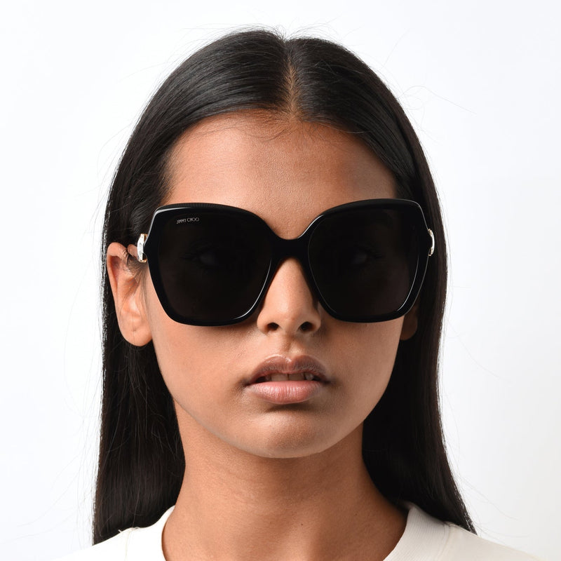 Sunglasses - Jimmy Choo MANON/G/S 807 57IR Unisex Black