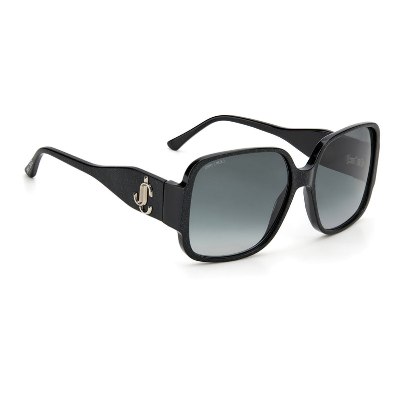 Sunglasses - Jimmy Choo TARA/S DXF 599O Unisex Glt Black