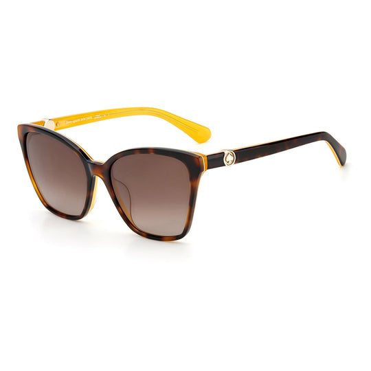 Kate Spade AMIYAH/G/S EPZ 56HA (KS13) Women's Yellow Havana