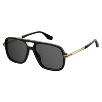 Sunglasses - Marc Jacobs MARC 415/S 2M2 56IR Men's Black Gold Sunglasses