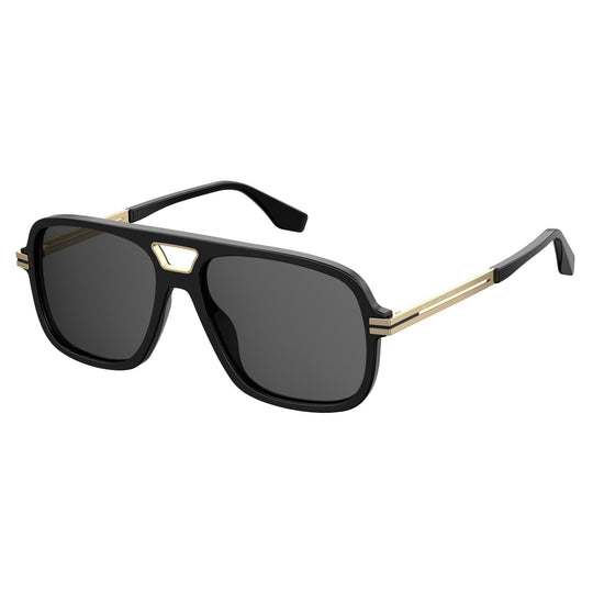 Marc Jacobs MARC 415/S 2M2 56IR(MJ15) Men's Black Gold Sunglasses