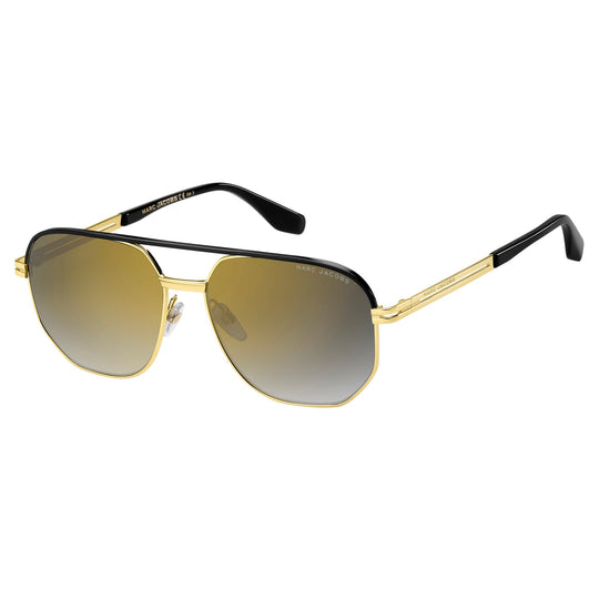 Marc Jacobs MARC 469/S RHL 58FQ(MJ21) Men's Gold Black Sunglasses