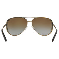Sunglasses - Michael Kors 0MK5004 1014T5 59 (MK21) Women's Gold Dark Brown Chelsea  Sunglasses