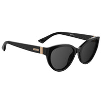 Sunglasses - Moschino MOS065/S 807 55IR Women's Black Sunglasses