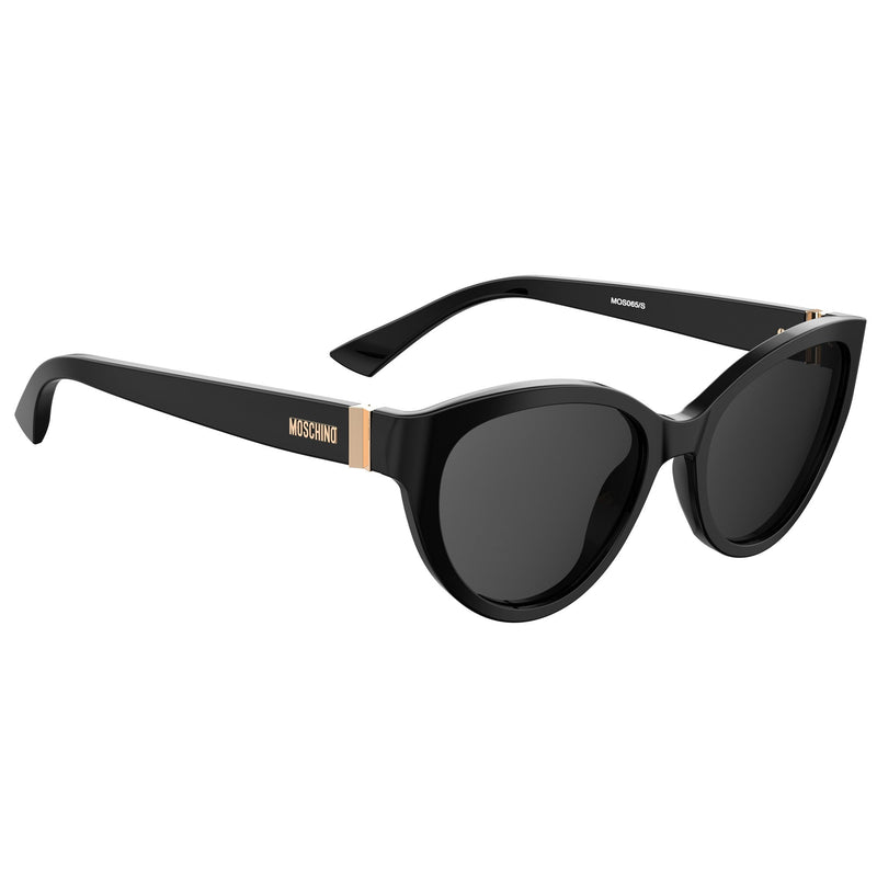 Sunglasses - Moschino MOS065/S 807 55IR Women's Black Sunglasses