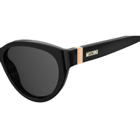 Sunglasses - Moschino MOS065/S 807 55IR Women's Black Sunglasses